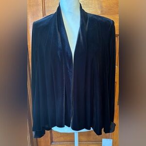 Metaphor Black Velvet Cardigan